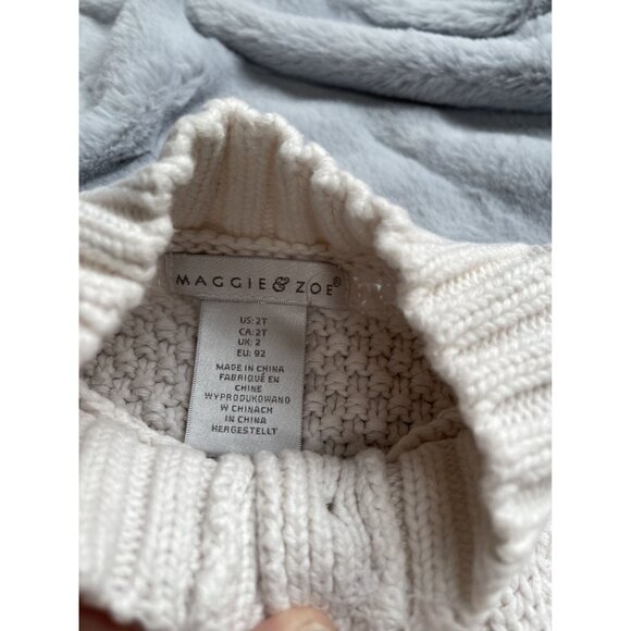 Maggie & Zoe Cream 2T Knit Button Up Cardigan - Picture 7 of 7